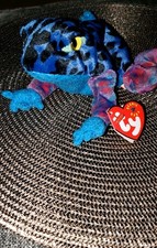 TY Beanie Baby - DART the Blue Poison Dart Frog with TAGS Stuffed Animal Toy