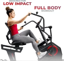 Elite Recumbent Cross Trainer & Elliptical Machine Full Body 16 Level Resistance