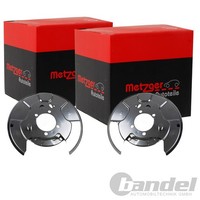 2X Metzger Spritzbleche Bremsscheiben Hinten Passend FÜR Toyota RAV