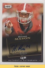 2015 Sage Hit Auto Black Hutson Mason #A19 Auto READ 00ah