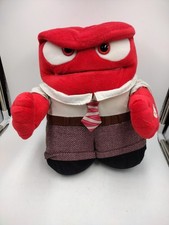 Animated Talking Anger 13 Phrases Disney Store Inside Out Plush 10" Tall 