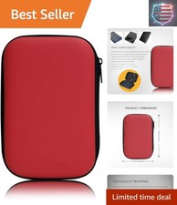 Hard Drive Carrying Case Bag Storage Organizer Universal Carry Pouch Compatib...