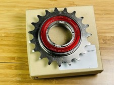NOS White Industries ENO Freewheel 19t 3/32" - 1/8" - Silver  Red
