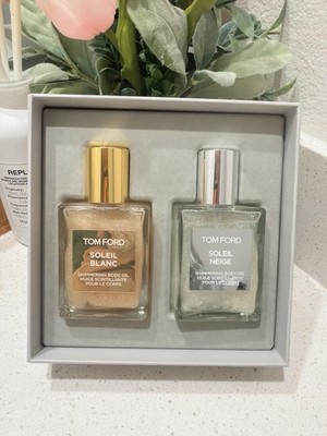 TOM FORD Soleil Shimmering Body Oil Duo Gift Set, Blanc & Neige, 1.5oz/45ml#B2-1