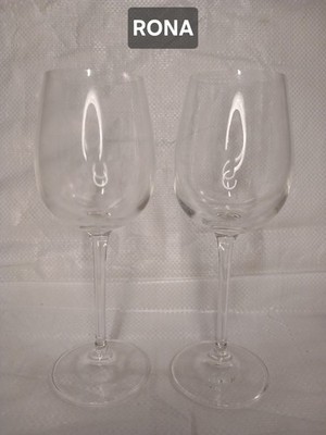 2 x Rona Cyrstal Weißrotweinglas 19,8 cm hoch