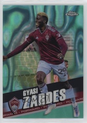 2022 Topps Chrome MLS Aqua Lava Refractor /299 Gyasi Zardes #79 0j8k