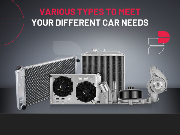 RA-FM64-3 Aluminum 3ROW 44mm auto radiator fitfor 1964 Ford Mustang Base US SHIP