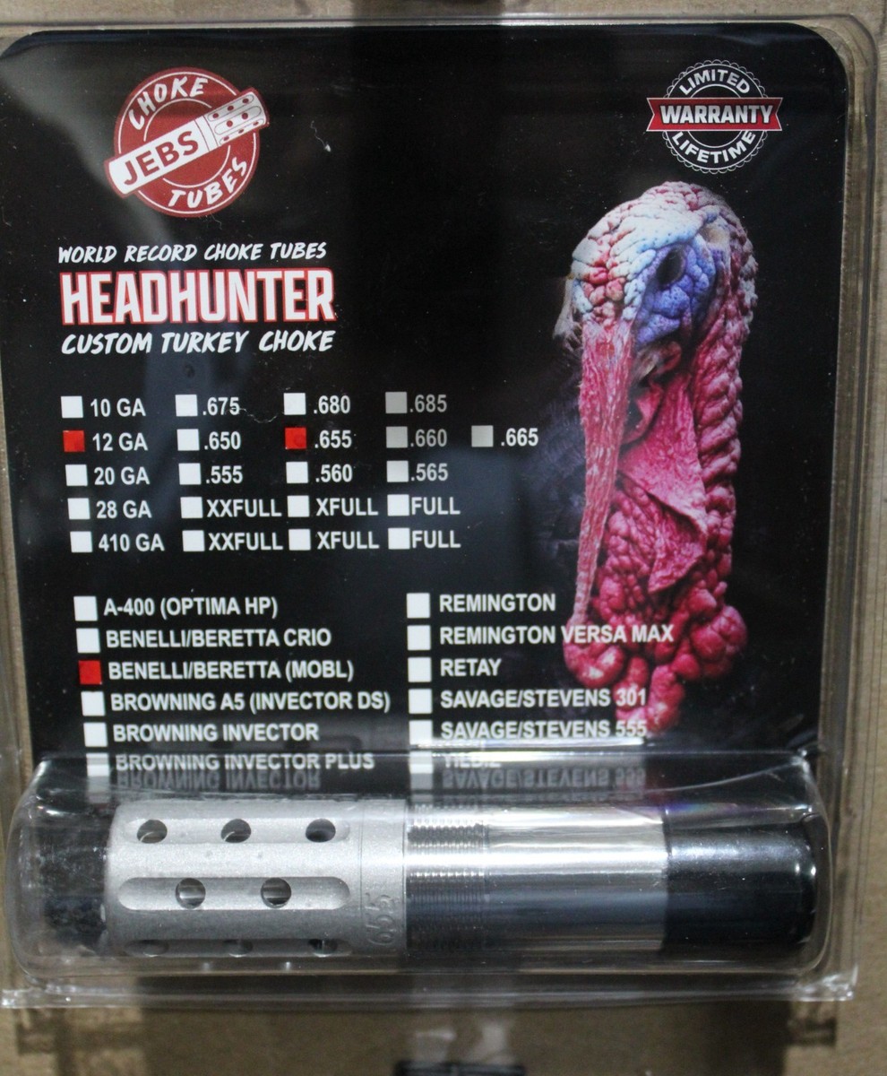 JEBS PRECISION HEADHUNTER TURKEY CHOKE TUBE 12 Ga BENELLI/BERETTA