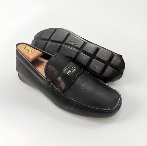 PRADA Loafer Black Casual Shoes for Men for sale | eBay display picture 1