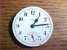 Howard 16S 19J Montgomery Dial Open Face Lever Set Nickel Movement