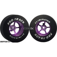 Pro Track Pro Star 1-3/16 x .500 Purple Drag Rear Wheels for 3/32 axle
