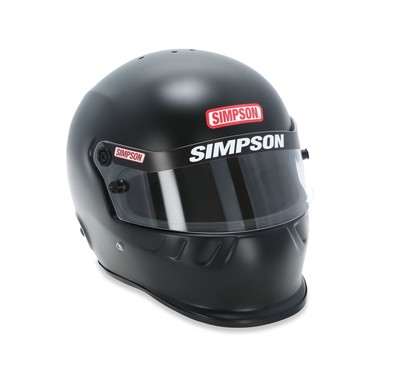 Simpson Racing 7950028 SD1 Dirt Track Helmet - Snell SA2020 - Matte Black -