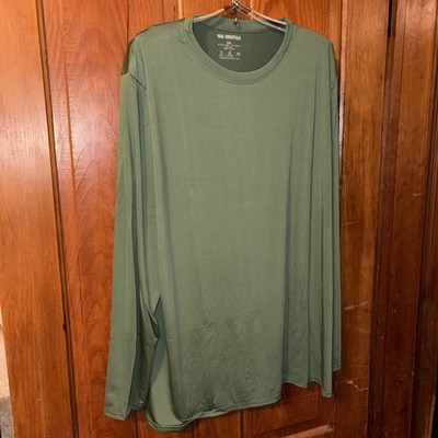 Real Essentials Moss Green Long Sleeved Performance Shirt Size 3XL NWOT