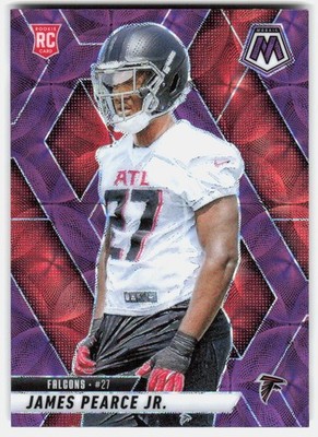 2025 Panini Mosaic #357 James Pearce Jr. Purple Scope RC