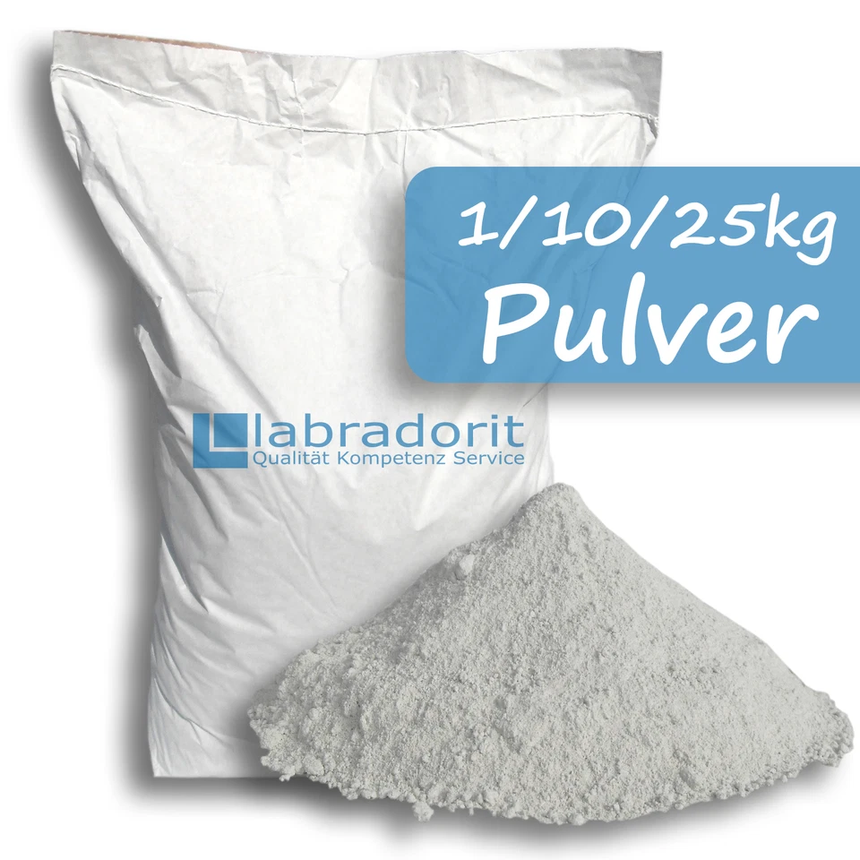 AQUALITH ZEOLITH Pulver 25 kg, Natur Zeoliet Zeolite Zeolit Ceolith Zeolit powder