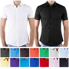 Redbridge men's shirt shirts casual shirt slim fit short sleeve shirt fitted R-2156