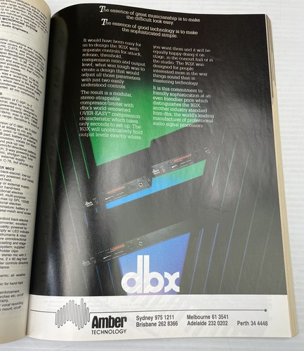Sonics Australia’s Music Industry Reference Book Yearbook 1987 - Picture 5 of 6
