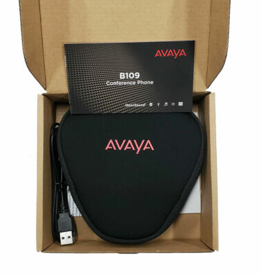 Avaya B109 Personal Portable Bluetooth Speakerphone 700514009 w/ Carry Case NEW