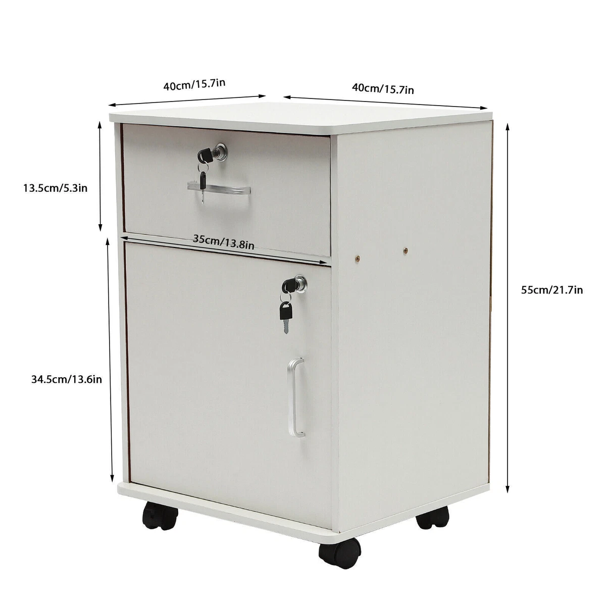 1 drawer filing online cabinet with lock