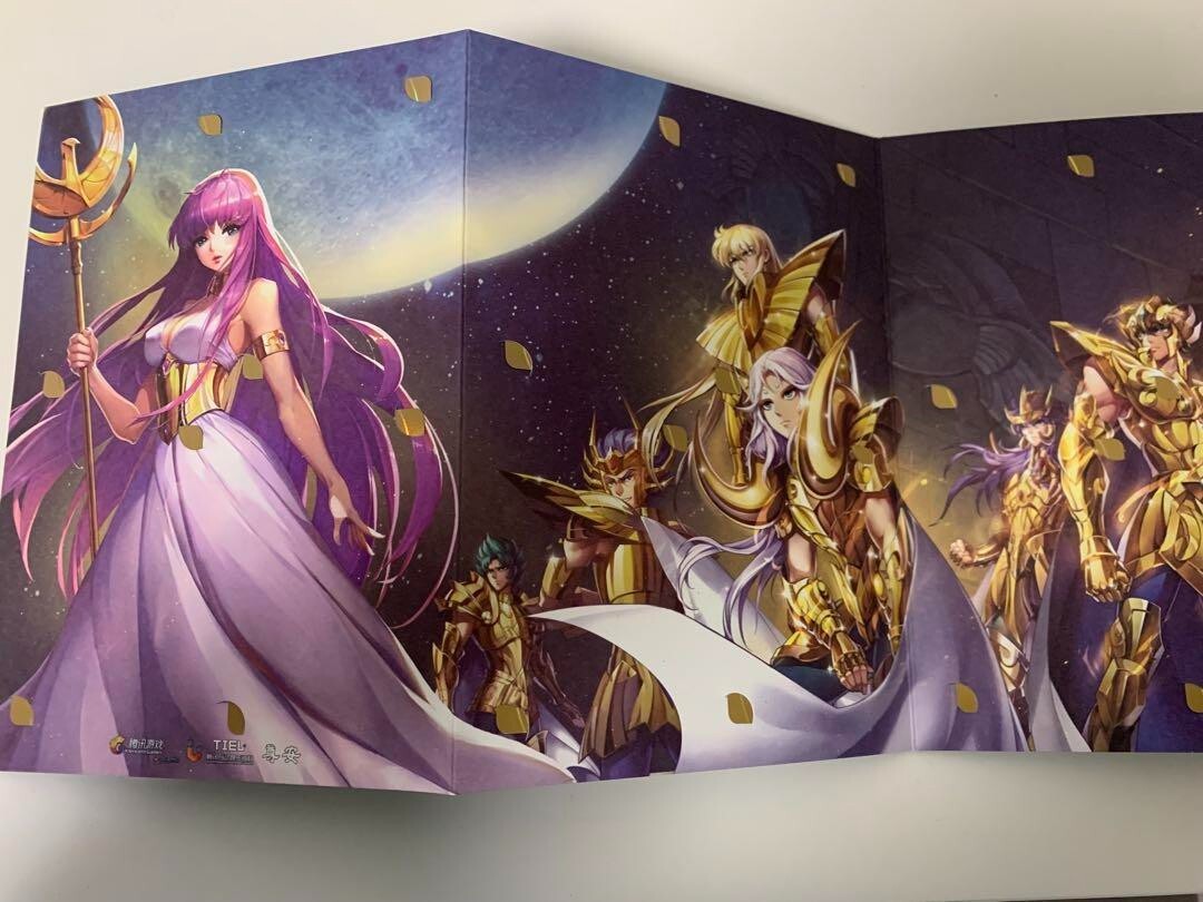 Saint Seiya 30th Anniversary Exhibition Card China Exclusive Gold