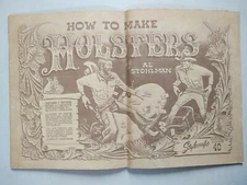 How to Make Holsters by Al Stohlman Stylecraft No 40 Leather Gun Holster Guide