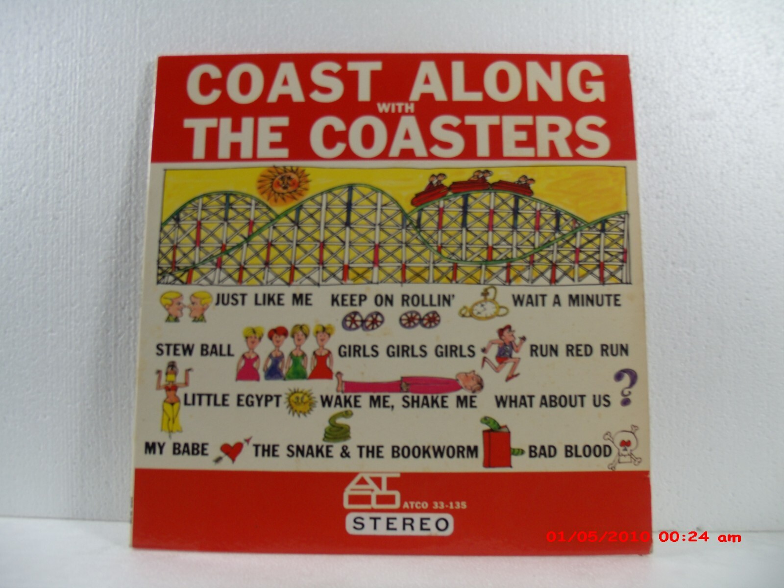 THE COASTERS(LP)COAST ALONG WITH THE COASTERS LITTLE EGYPT (YING