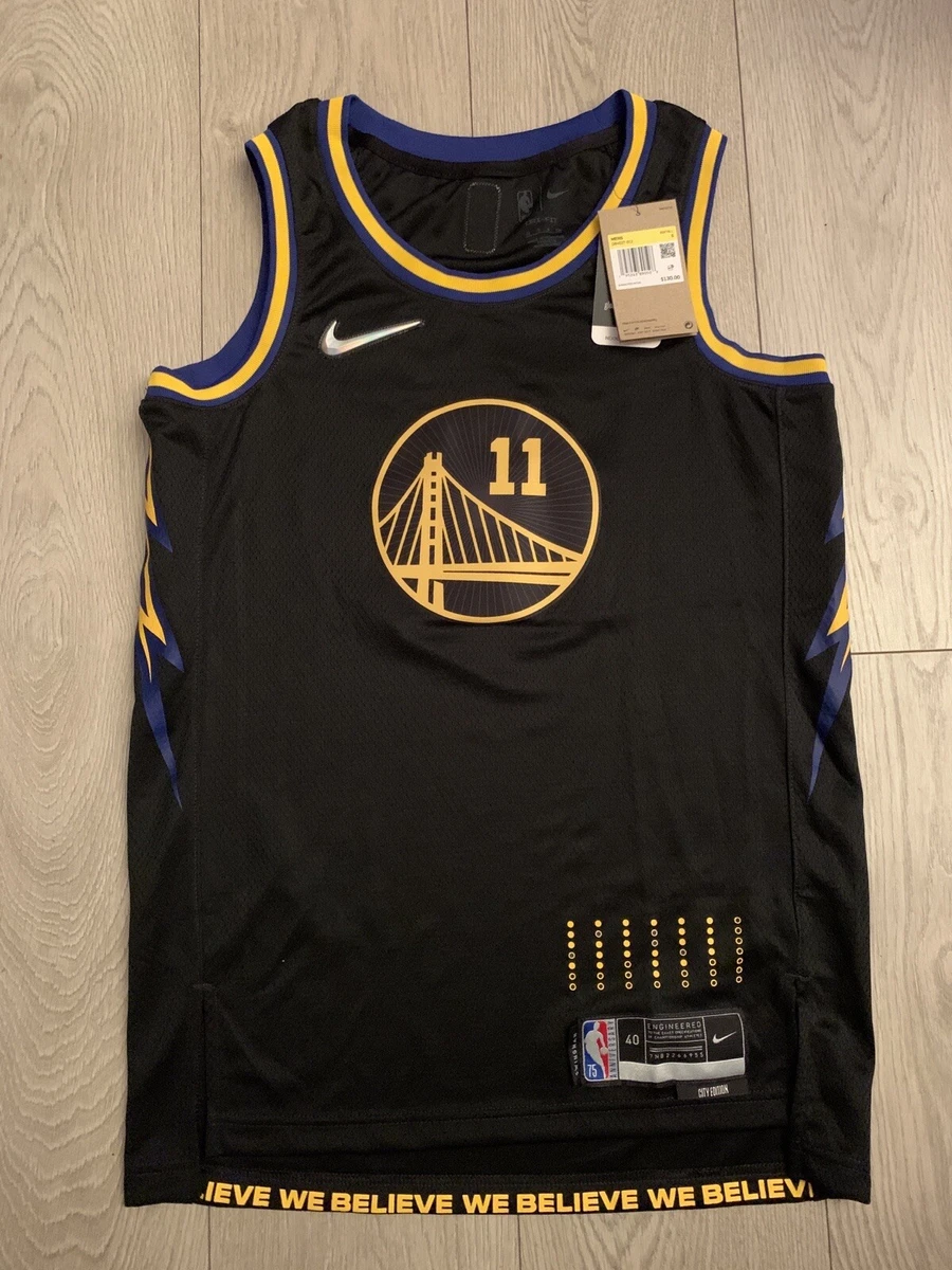 Nike Klay Thompson Golden State Warriors 2021/22 City Edition Jersey Small  40