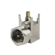20x 75ohm F-Type Plug Male Right Angle Thru Hole PCB Mount RF connector adapter