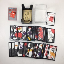 Japanese Hanafuda Gin Tengu Deck of 48 Flower Game Cards Set, Made in Japan