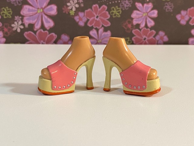 Bratz Dolls Shoes Feet Yasmin Fianna Skin Tone High Heels Rare Item! MGA | eBay