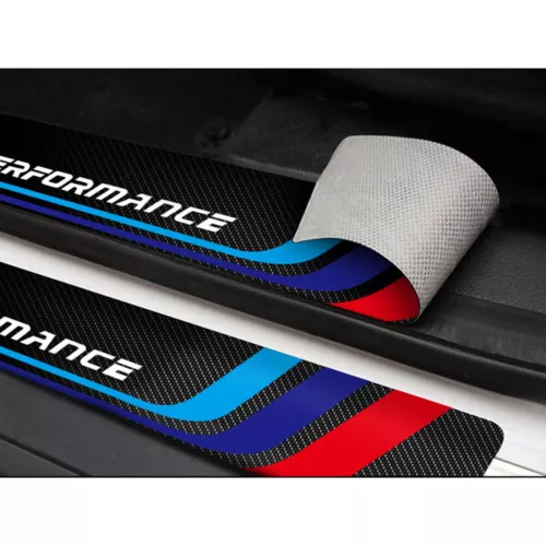 4x Auto SUV Einstiegsleisten Trittschutz dreifarbig für B-M-W X1/X3/X5 M5 Serie - Bild 4 von 16