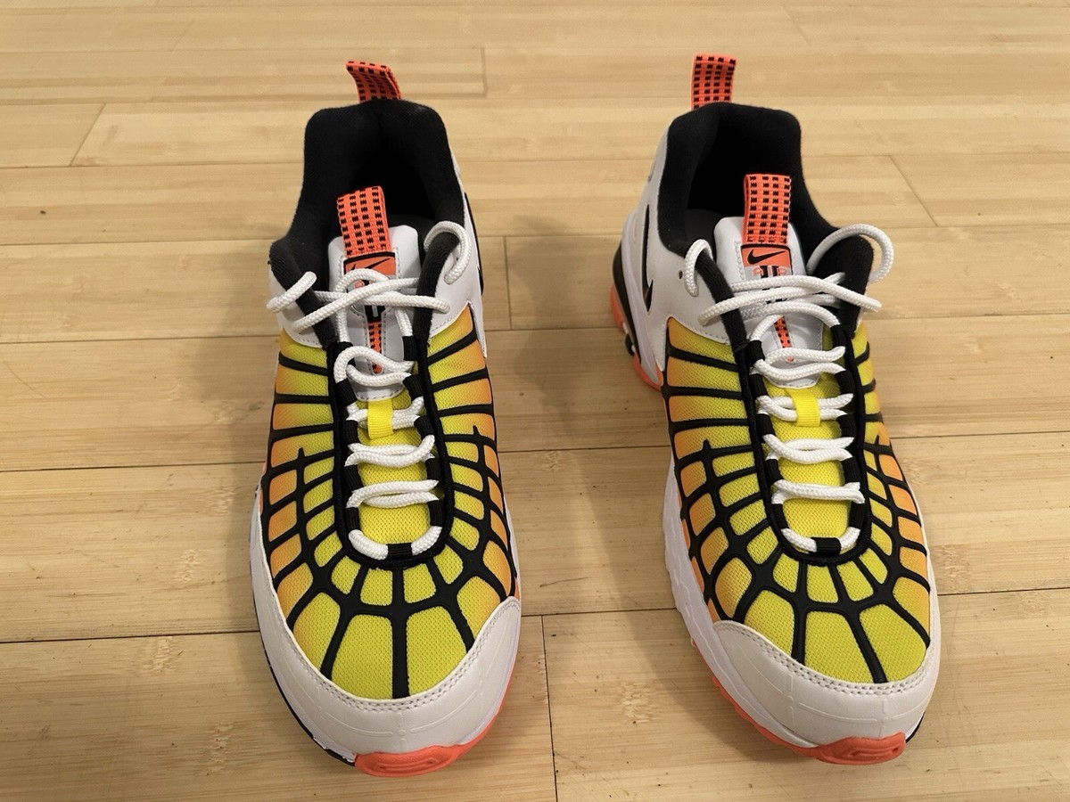 Size 12 Nike Men Air Max 120 Shoes 819857 100 White Orange Black