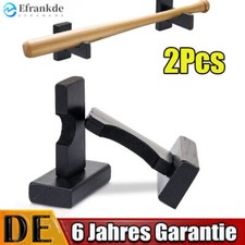 1 Paar Baseballschl&auml;ger Wandhalterung Holz Horizontale Anzeige Halter Halterung
