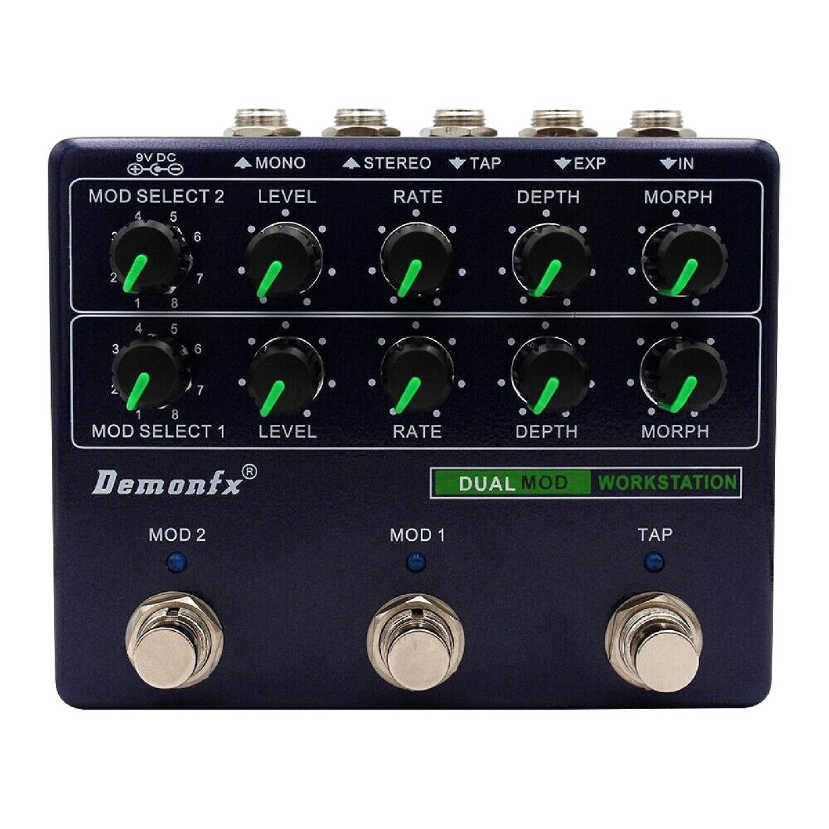 ギター demonfx dualmod workstation Demonfx DUAL MOD WORKSTATION Numerous Options Guitar Effect Pedal
