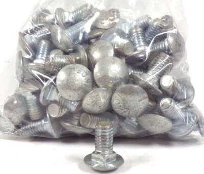 CARRIAGE BOLTS 3/8''-16 x 3/4'', 1'' OVERALL LENGTH, GRADE 5, LOT OF 104