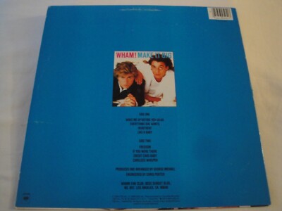 WHAM! Make It Big VINYL LP ALBUM 1984 COLUMBIA RECORDS | eBay