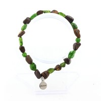 Opal Boulder Armband Aus Australien + Diopsid