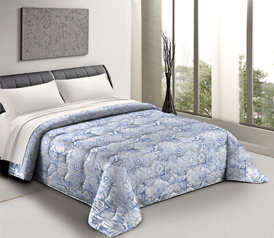 Trapunta Invernale Matrimoniale Singola Piazza Mezza maiolica