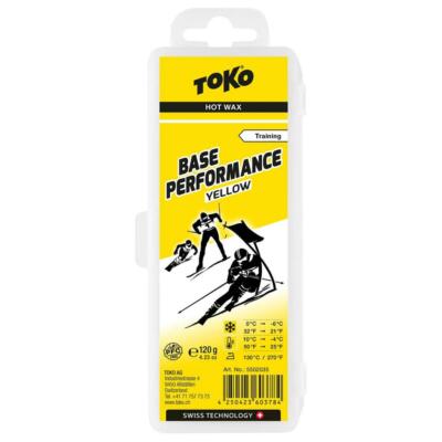 TOKO BASE Performance TRAINING Ski Hot YELLOW (+10 to -4C) Wax (5502035)