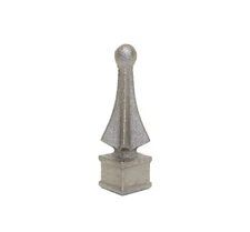 3/4" Cast Iron Ball Point Finial Decorative Ornamental Fence Gate Topper
