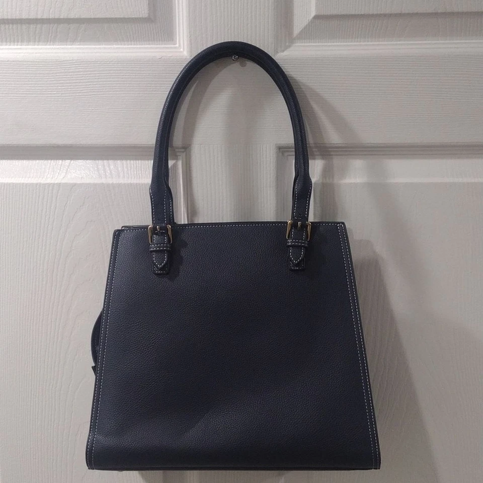 Samantha Thavasa 蓝色双向单肩包 - 人造皮革,拉链闭合,全新无标签 — 第 4/4 张图片