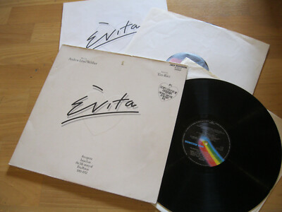 2 LP Andrew Lloyd Webber Evita Don't Cry for me Argentina  Vinyl MCA 82.001-2