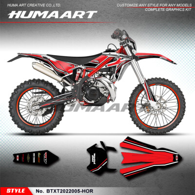 Dirt Bike Complete Sticker Decal Kit for Beta XTRAINER 250 300 2020 2021 2022