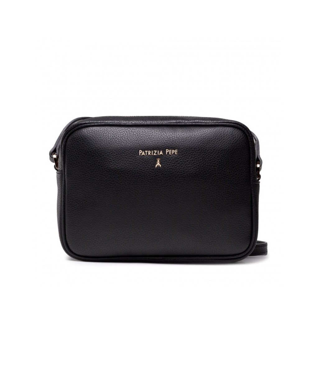 Patrizia Pepe camera case borsa piccola a tracolla, pelle nero black CB8985-L001