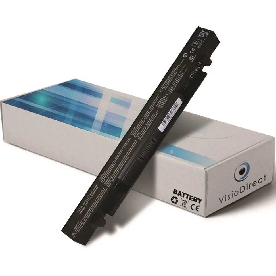VISIODIRECT Batterie A41-X550A A41-X550 ASUS A450C A450CA A450CC R510V R510VB R510VC 2200mAh