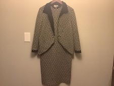 Vintage ALFRED WEBER Mod  Dress With Jacket Wool Blend