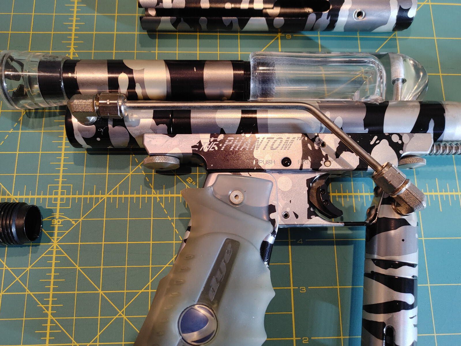 Urban Cammo CCI Phantom Paintball Marker. With Edge Barrel Kit eBay