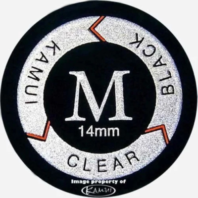 KAMUI BLACK MEDIUM CLEAR POOL CUE TIPS M HARDNESS BRAND NEW FREE SHIPPING
