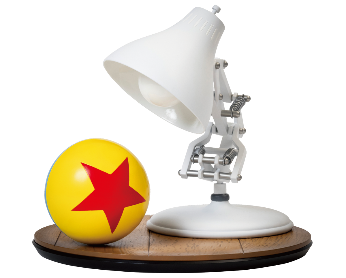 Disney PIXAR Luxo Jr. Pixar Lamp & Pixar Ball Figure set Happy 