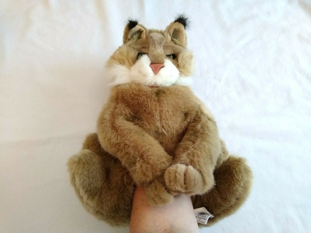 stuffed bobcat toy